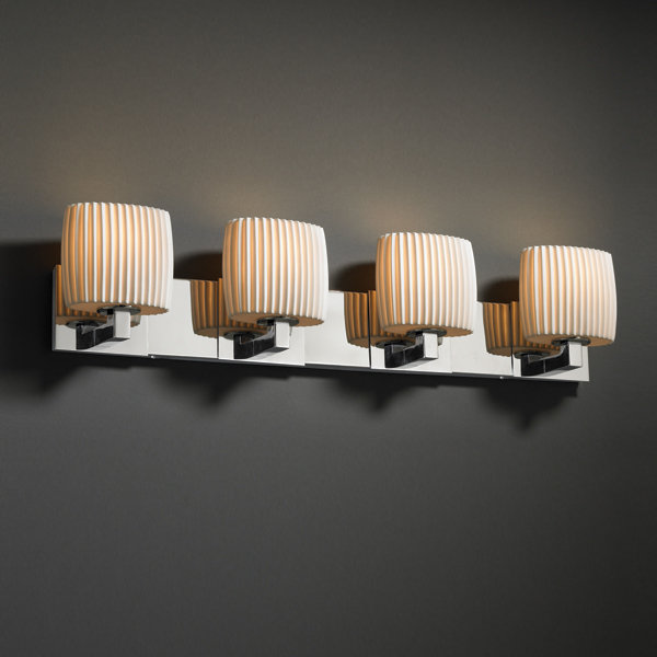 Darrien 4 - Light Vanity Light, Waterfall, Dark Bronze
