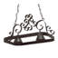 Hayley Steel Handcrafted Rectangle Hanging Pot Rack