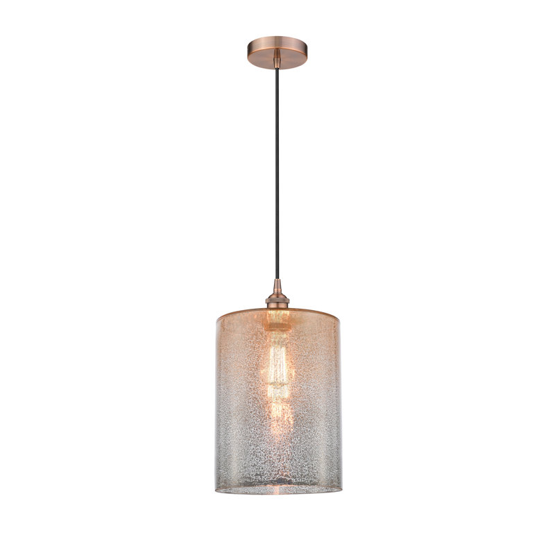 Malcolm 1 - Light Single Drop Pendant Pendant, 15.75" H x 9" W x 9" D, Antique Copper, Mercury