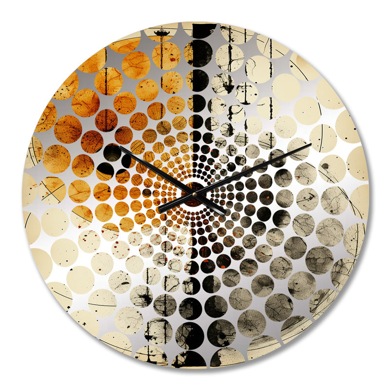 Salaar - Horloge murale géométrique abstraite, Petit