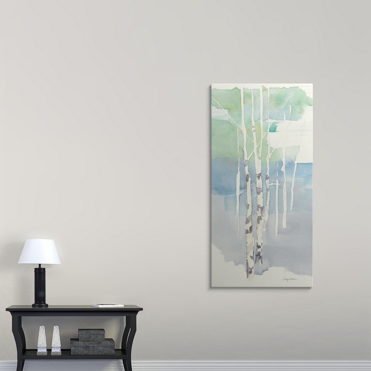 «Aspens Panel I» Aniel, reproduction d'art, H 60 po x l 30 po x P 1,5 po, Toile