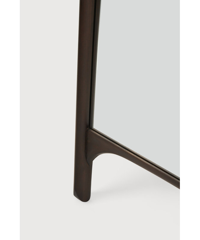Polished Imperfect Mirror, 75" x 22", Black