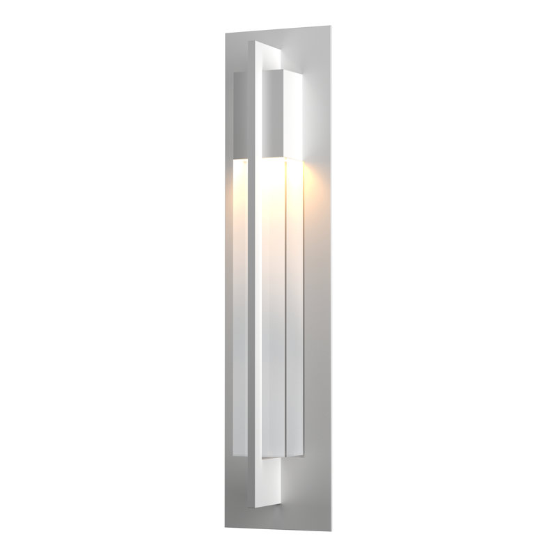 Axis 1 - Light Aluminum Outdoor Flush Mount, 24" H x 5.5" W x 3.8" D, Coastal White