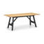 Mulford 6 - Person Rubberwood Solid Wood Dining Set