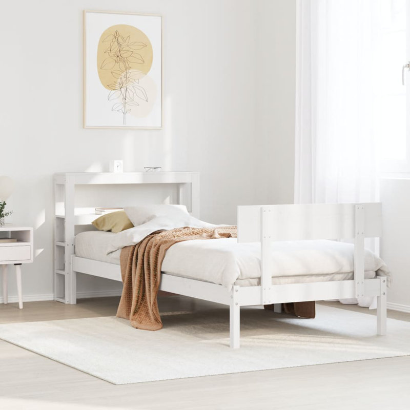 Broderick Bed, 75 x 190cm, White