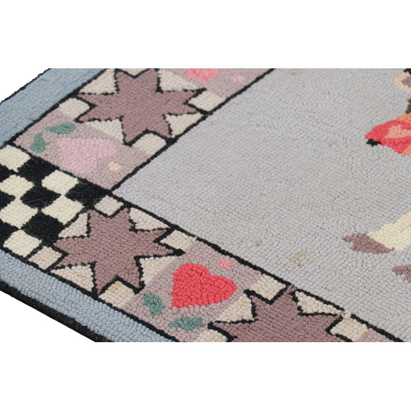 One-of-a-Kind 2’11”x3’6” Area Rug