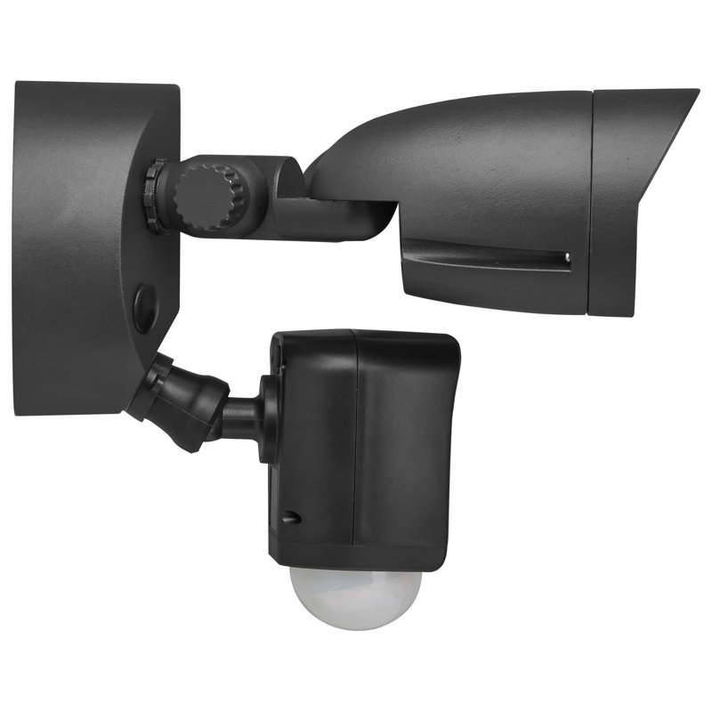 Bullet Smart LED Video Enabled Outdoor Security Flood Light with Motion Sensor, Black