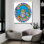 Art mural en verre acrylique Night Night Owls 21 'par Hello Angel