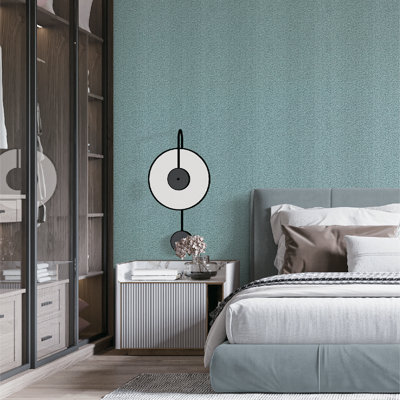 Textured Weave Plain Wallpaper