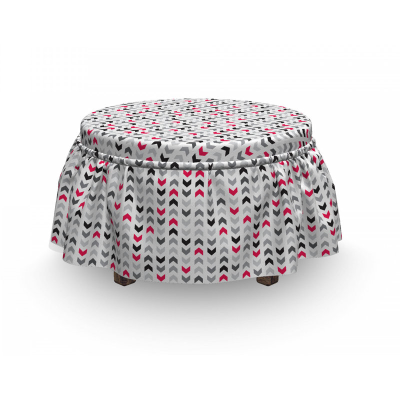 Box Cushion Ottoman Slipcover