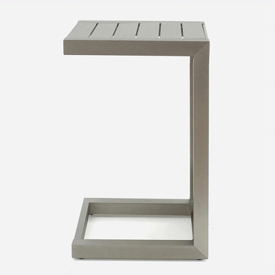 CAPE CORAL ALU C-SHAPED TABLE