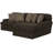 Blain 2 - Piece Upholstered Sectional with 6 Included Accent Pillows-871206179