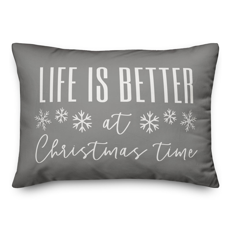 No Decorative Addition Throw Pillow, Gray