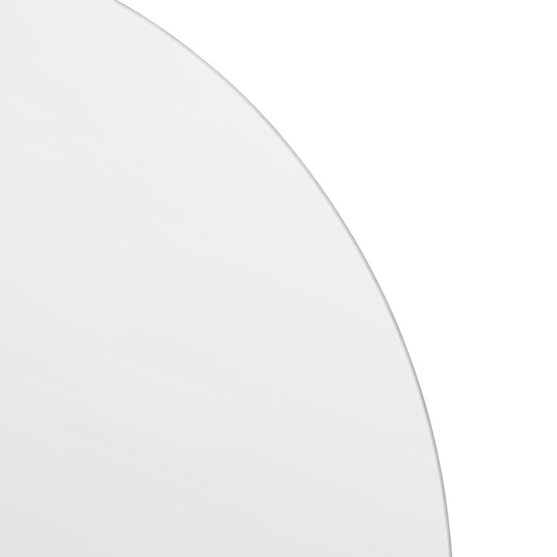 Glass Oval Mirror
