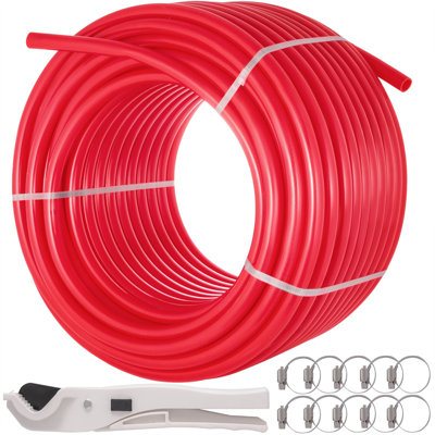 Pex Pipe Tubing 1 Inch 300Ft Pex Tubing Non-Barrier Radiant Water Plumbing Pipe Pex-B ?1" Non-Barrier/300FT/Red?