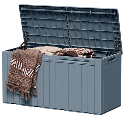 Boîte de rangement en résine 105 gallons