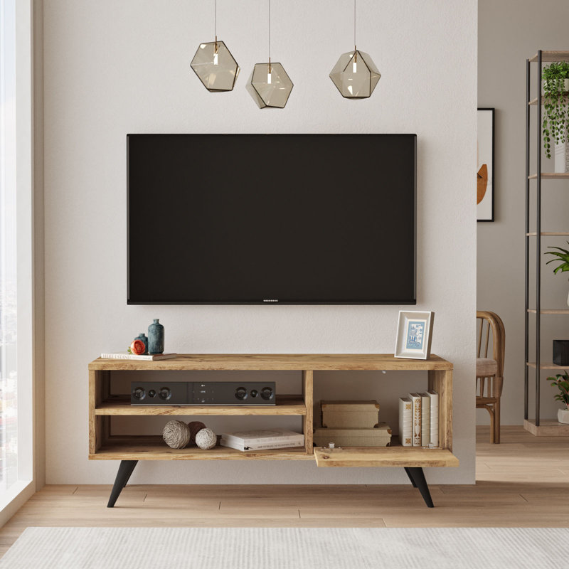 Unfinished TV Stand for TVs up to 49", Atlantic Pine