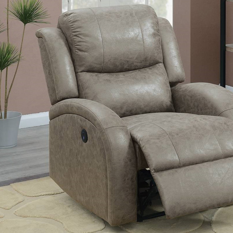 Fauteuil inclinable électrique en cuir Like