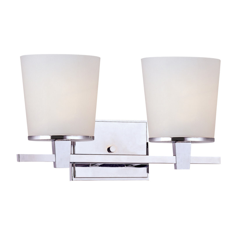 Éclairage pour meuble-lavabo 2 lumières Dao, Chrome