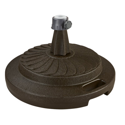 Base de parasol autoportante en résine Mollica