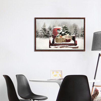 Snowy Presents by Lori Deiter - Print on Canvas