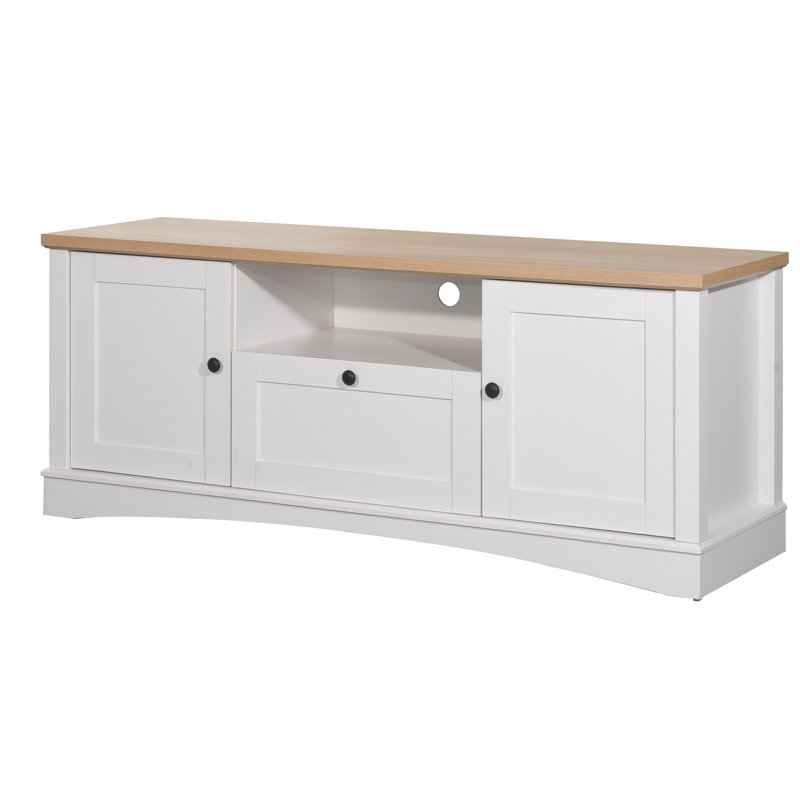 Fordwich Unfinished TV Stand for TVs up to 58", White