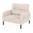 Corduroy Fabric Accent Armchair-1832679465