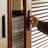A simple and retro wooden style wardrobe