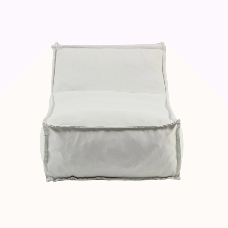 Outdoor Bean Bag Lounge Chair, Gray