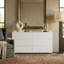 Commode 6 tiroirs avec rangement solide-1142269005