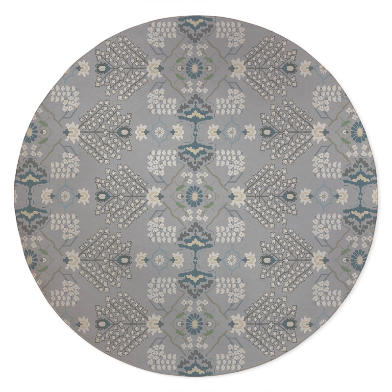 Tilly Non Slip Outdoor Rug, Round 5'