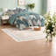 Ensembles de literie hypoallergéniques avec rembourrage en polyester, style turquoise moderne pour la maison