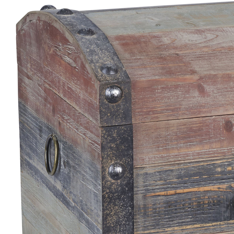 Braydon Manufactured Wood Vintage Trunk