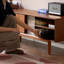 Meuble télé avec porte coulissante Modern-385912422