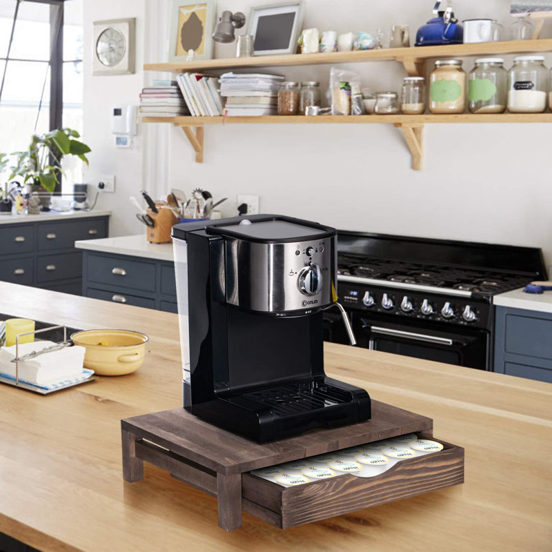 Haitral 36 Pod Coffee Pod Storage, Dark Brown