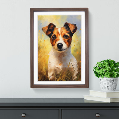 Jack Russell Impressionism - Framed Print