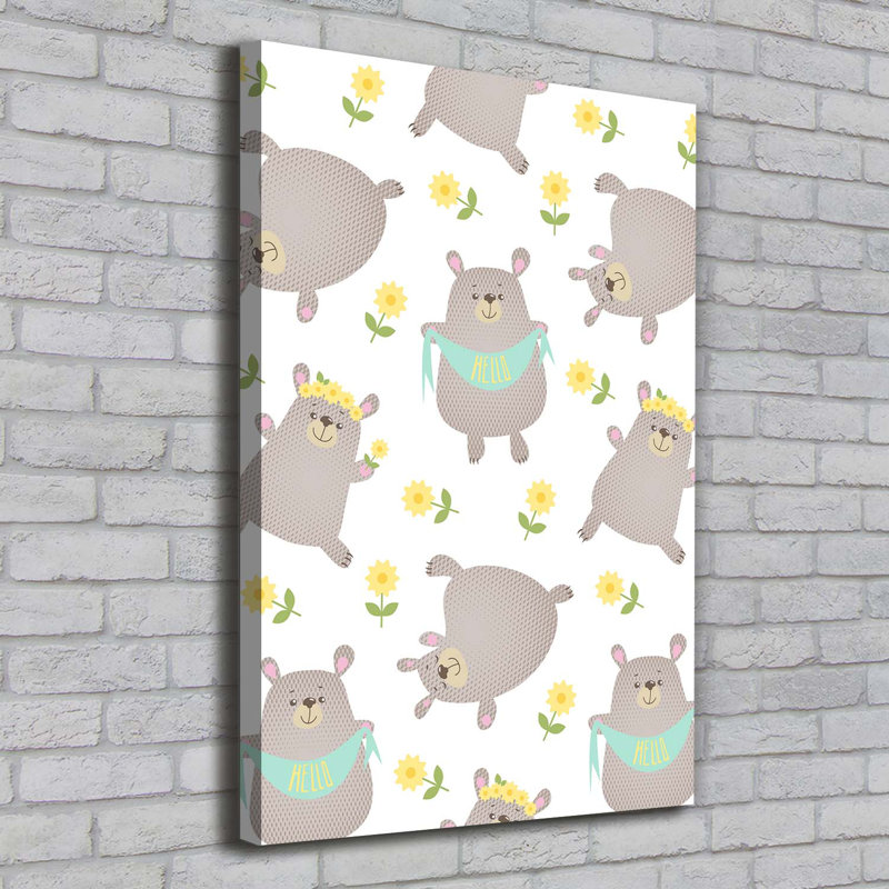 Bears - Wrapped Canvas Print