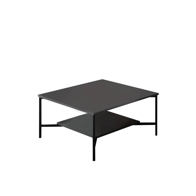 Abdelrahman Coffee Table, Anthracite/Black