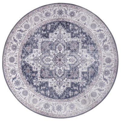 Anthea Tufted Mauve Rose Rug