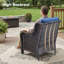 Ensemble de 2 chaises de patio en osier avec dossier haut, siège en rotin PE toutes saisons pour terrasse-2073369260-2097156605