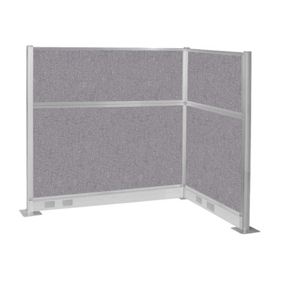 Pre-Configured Hush Panel Electric Desk Partition