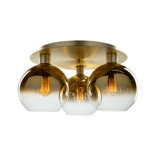 Auther Glass Semi Flush Mount