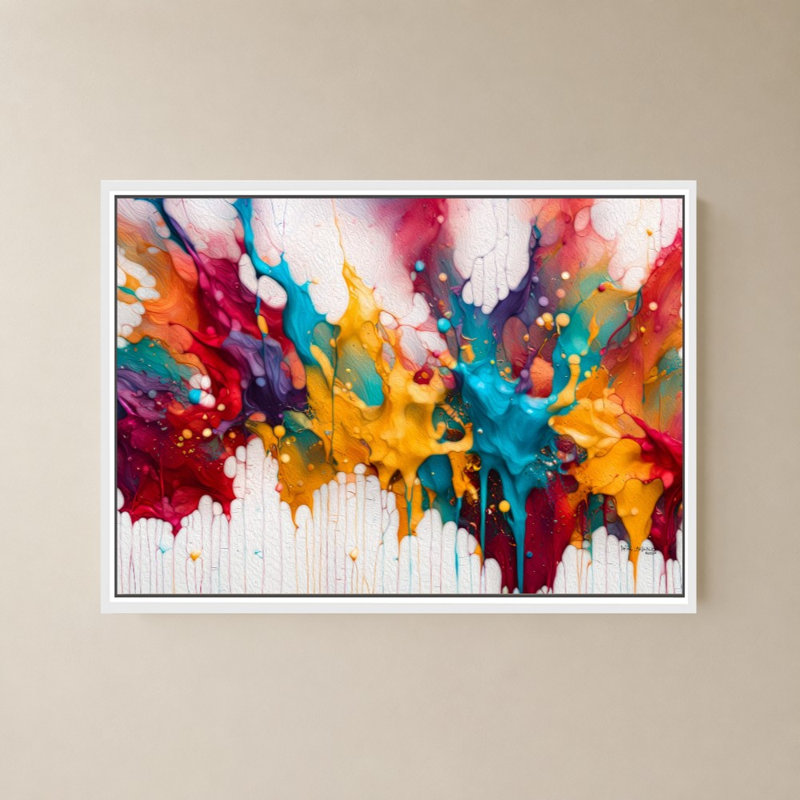 John 3:3. Born Again By Mark Lawrence Print, 39.5" H x 63.5" W x 2" D, Floater Framed, White