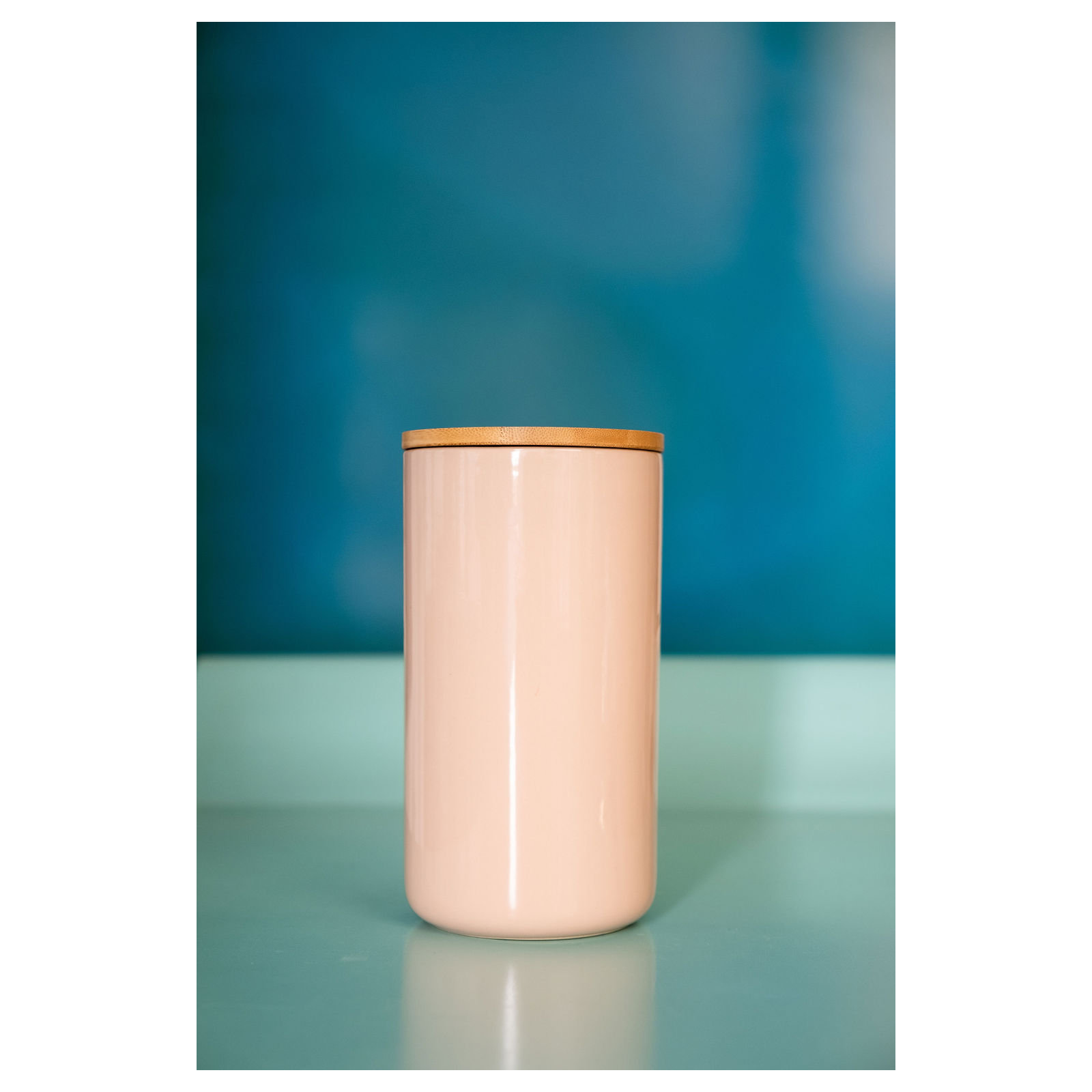 Janelle Ceramic Treat Jar, Rose