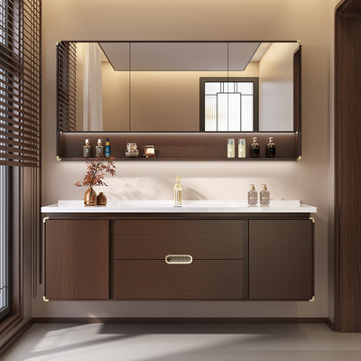 Minimalist Chinese style bathroom cabinet