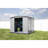 8 ft. W x 6 ft. D Galvanized Steel Storage Shed-67124323