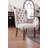 Fabric 2Pcs Side Chairs Tufted Wingback Design Solidwood Back Dining Chairs Furniture