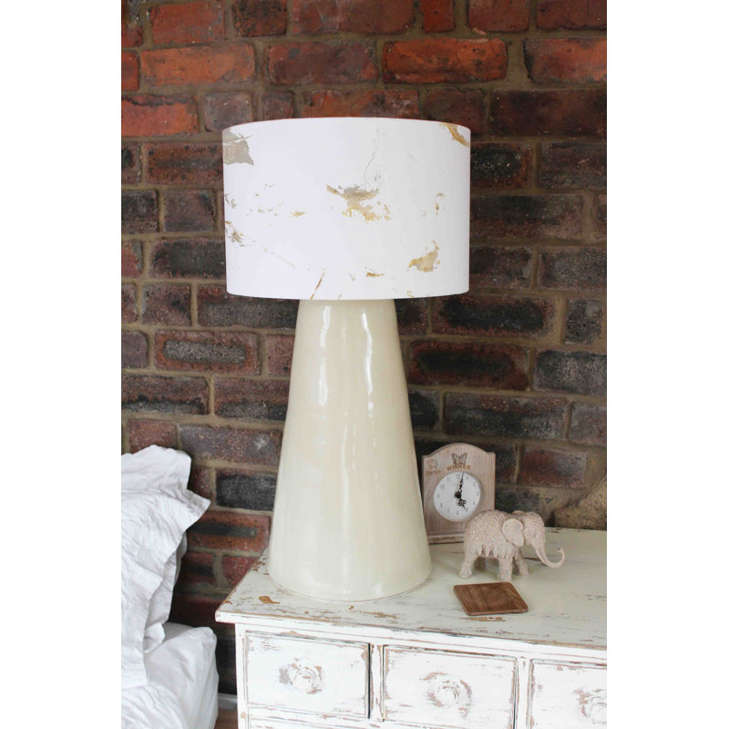 Cotton Drum Pendant Shade ( Uno ), 25cm H x 40cm W x 40cm D