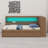 Multifunctional Daybed with Shelves, and Two Drawers-1619738924