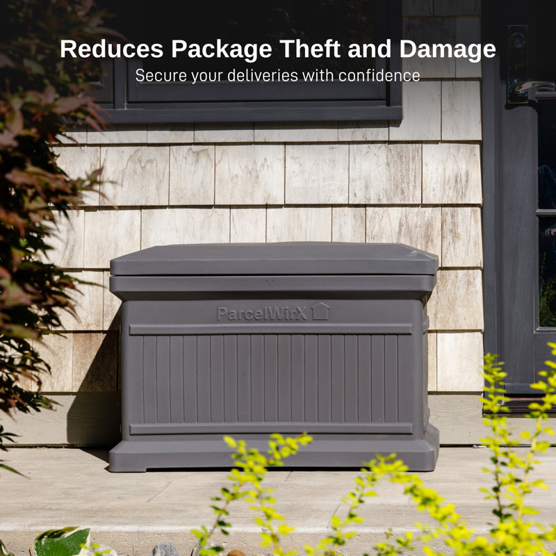 RTS Home Accents Plastic Package Drop, Graphite